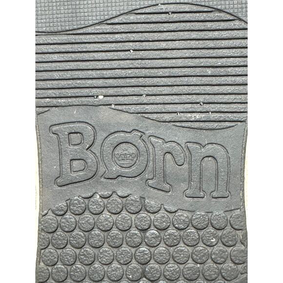 Born Shoes Women's Sz 8 M Leather Sneakers SUR Low Top Navy Lace Up Full Grain - Picture 10 of 10